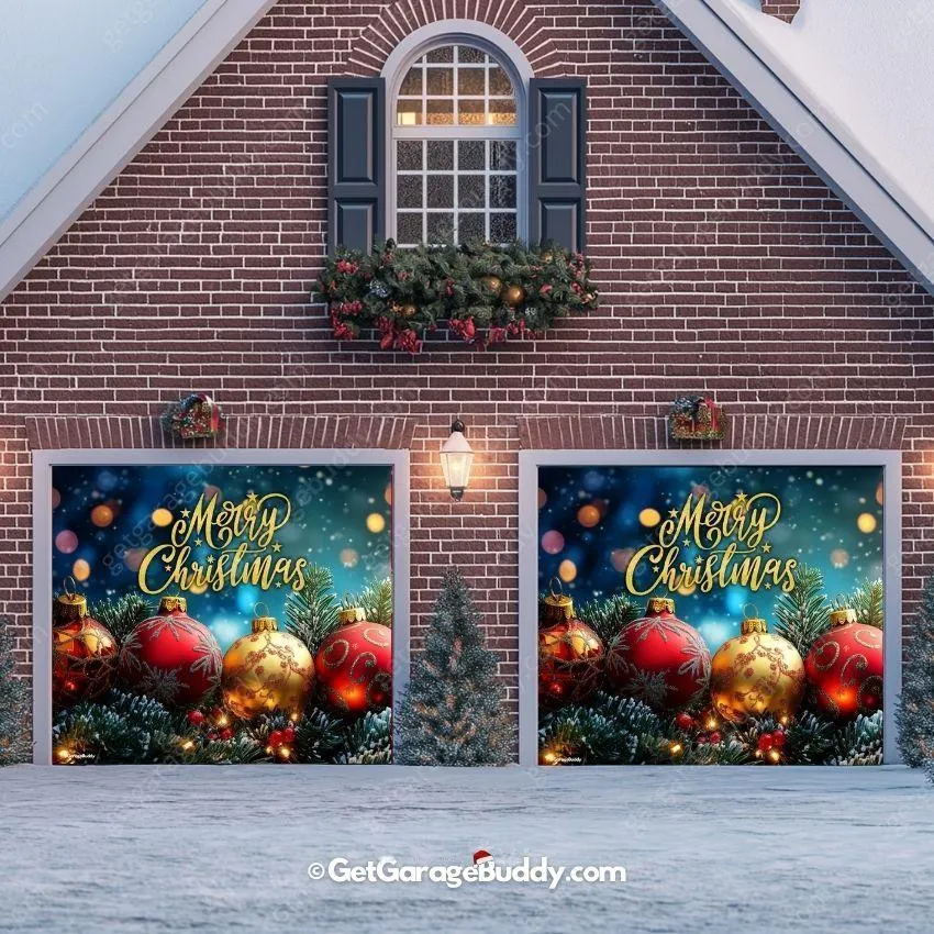 Merry Christmas | Christmas Garage Door Cover