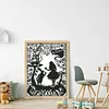 Fairy Tale World - 14CT Stamped Cross Stitch 33*44cm/12.99*17.32in(Brand)