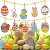 10pcs Diamond Painting Cartoon Easter Chick Pendant