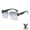 Modne kwadratowe okulary LV