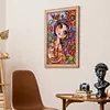 [Brand]Big Eyes Doll - 14CT Stamped Cross Stitch - 29*40cm