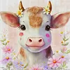 >SALE<Full Embroidery Eco-cotton Thread 11CT Printed Zodiac Oxt Cross Stitch 40x40cm