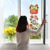 (US Local)DIY Diamond Painting Double Sided 3D Wind Chime Xmas Pendant  Hanging Kit