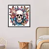 >SALE<5D DIY Partial Special Shaped Drill Butterfly Skull Diamond Painting 40x40cm
