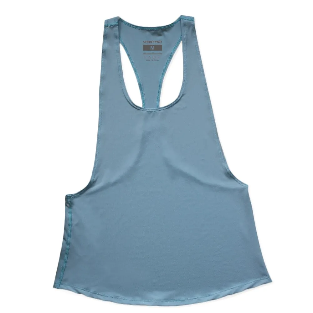 Racerback Fitness Yoga Vest Loose Sleeveless Sport T Shirt Women Backless Yoga Tank Top Quick Dry Athletic Running Shirts