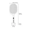 Bug Zapper Racket 2 in 1 Electric Fly Swatter Mosquito Killer for Indoor Outdoor