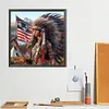 Indians nfl new england patriots-round drill diamond painting-40*40cm