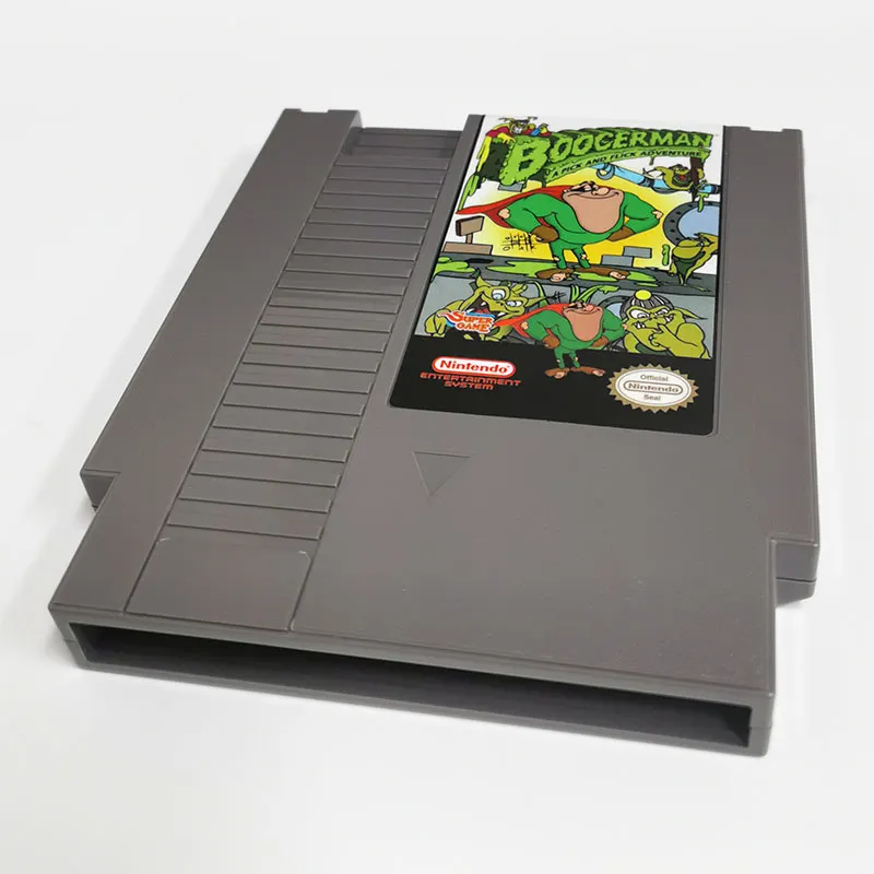 Boogerman: A Pick and Flick Adventure For Nintendo NES - 8 Bit Game Cartridge