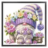 (US Local)Gnome - 9CT Partial Beaded Cross Stitch Kit(40x39cm)