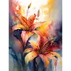 Yellow Lily-11CT Stamped Cross Stitch 40*50cm/15.75*19.69in