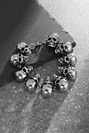 Vintage Personalized Skull Bracelet