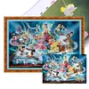 Disney Family-18CT Stamped Cross Stitch 70*50cm(Big Size)