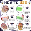 12PCS Diamond Painting Magnets Refrigerator for Adults Kids Fridge Car Kit(Skull)