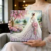(Pre-Framed)Wedding Dress-Special Shape Diamond Painting Kit(25x25cm)