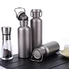 500/600/750ml Titanium Water Bottle with Lid Sports Kettle for Outdoor Picnic