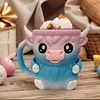 Cute Penguin Cow Leak Proo Ice Cream Pint Containers for Gathering Party Picnic