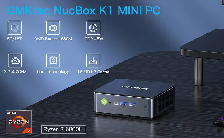 AMD Ryzen™ 7 6800H Mini PC--NucBox K1