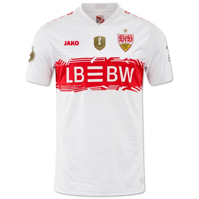 【S~4XL】VFB 25/26 DFB-Pokal Final Jersey (Club Crest + DFB-Pokal Sleeve Badge)