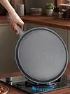 20cm Cast Iron Skillet Round Frying Pan Easy To Clean Omelette Pan for Cooking
