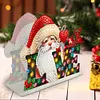 >SALE<Acrylic Double Sided Christmas 5D DIY Diamond Art Paper Towel Storage Rack Decor