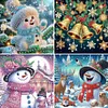 (US Local)4Pack Xmas-Special Shaped Diamond Painting Kit(30x30cm)