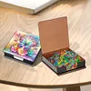 Butterfly Leather Diamond Art Note Box with 160 Sheets of Paper for Beginners