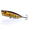 5Pcs Popper Fishing Lures 6.5cm 11g Wobblers Artificial Bait for Bass Perch Pike