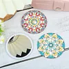 3pcs DIY Datura Diamond Painting Makeup Mirror Portable Kits