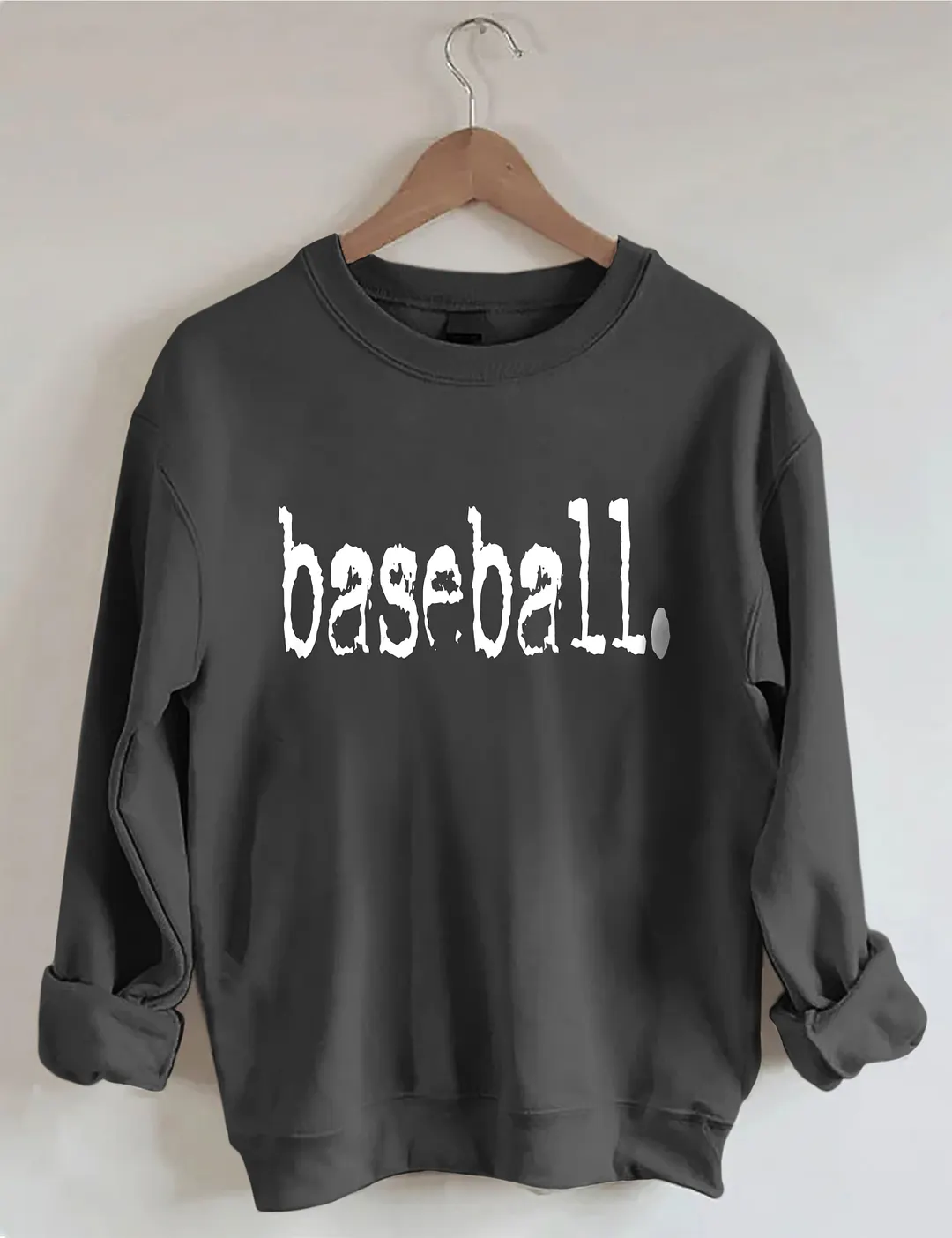 Baseball Typography Design Sweatshirt