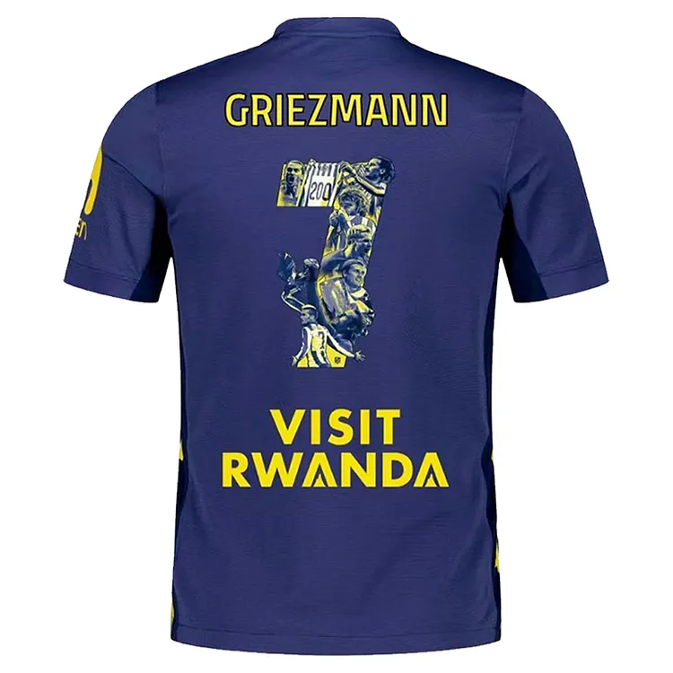 【S~4XL】Atletico Madrid 25/26 Away "Griezmann 200 Goals" Commemorative Jersey