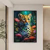 Leopard-11CT Stamped Cross Stitch 40*60cm/15.75*23.62in (Big Size)