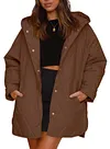 Women's Winter Thicken Casual Lightweight Hooded Down Jacket