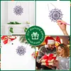 Diamond Painting 2D Flat Winter Snowflake Wall Door Decor