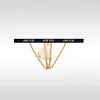Men's Low-Rise Sexy Ice Silk U-Shaped High-Cut Hollow Thong