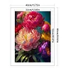 Chinese Peony-11CT Stamped Cross Stitch Kit(40*60cm)