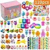 100/120 Pcs Basket Stuffers Fillers Prefilled Easter Eggs for Kids Girls Boys
