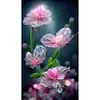 >SALE<Water Drop Flowers 5D DIY Diamond Painting Kits Full Round Drill Wall Art (Y718)