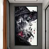 Witch Castle Scenery Silhouette-11CT Stamped Cross Stitch 40*70cm/15.75*27.56in(Big Size)