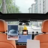 Car Headrest Tablet Holder Phone Cup Holder and Hook Adjustable Tablet Car Mount