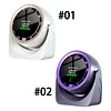 Desk Fan 100-Speed Digital Display Turbo Table Fan with Rechargeable Battery Wall-Mouted Design for Bedroom Home Office Travel