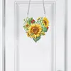 Diamond Painting Love Sunflower Wreath Pendant