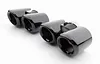 ZEJUNCY Stainless Steel Car Exhaust Pipe Noise Canceller For Land Rover Defender 90 110 130 2020-2022