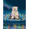 Diamond Painting -DIY Full Square Drill Lights Bear