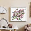 Magnolia And Bee-14CT Stamped Cross Stitch 30*26cm/11.81*10.24in