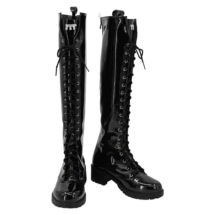 NIKKE: The Goddess Of Victory Noir Black Shoes Boots Cosplay Accessories Halloween Carnival Props