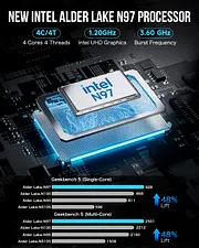 Intel Alder Lake N97 Mini PC--NucBox G5