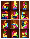 Tetris Lamp DIY Stackable Puzzle LED Night Light Table Lamp Mood Light Retro Night Light Multi-Shape Buildable Bedroom Living Room Decoration Home Lighting