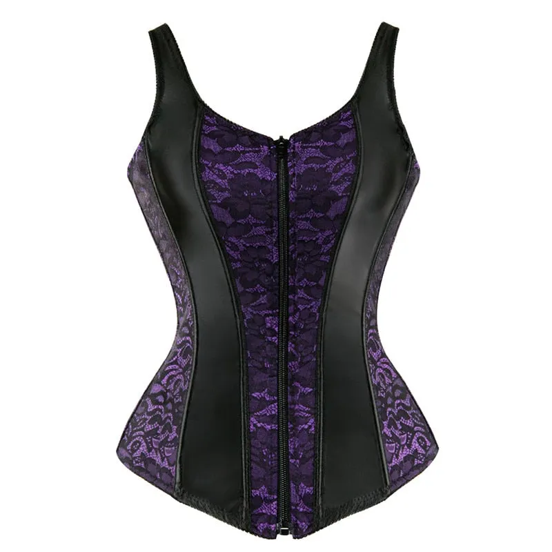 womens shoulder straps corset overbust top jacquard corset bustier exotic corselet lingerie brocade plus size costumes fashion