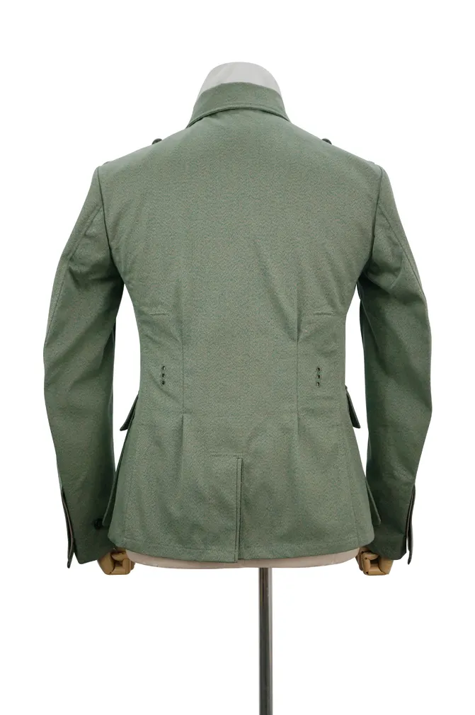  Polizei German M1941 Officer Mottled Green Summer Tunic Feldbluse German-Uniform