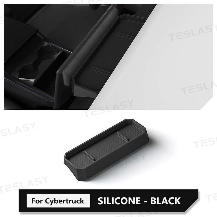 TESLASY Tesla Cybertruck Accessories Silicone Dashboard Storage Box